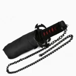 휴대용 3 배 안티 UV 태양 우산 일본 Katana 검 표백제 Kurosaki Ichigo Roronoa Zoro 파라솔 방수 방풍