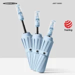 학생, 남성, 여성용 리바운드 우산을 방지하는 12개의 뼈 완전 자동 조인트, 비닐 파라솔, 대형 접이식 자외선 차단제 - 이미지 4