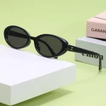 4pcs/7pc 작은 타원형 태양 안경 빈티지 타원형 선글라스 2024 남자 작은 타원형 태양 안경 레트로 패션 여성 태양 안경 Oculus ﻿ - 이미지 2