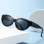 하이 엔드 트렌드 자외선 방지 선글라스 빈티지 고양이 눈 작은 프레임 선글라스 남성 여성 태양 보호 및 운전 선글라스 - 이미지 5