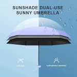 Xiaomi UPF50+ Mini Umbrella Sun Protection Pocket Umbrella Capsule Rainproof Outdoor Traveling Portable Parasol Rain Umbrella - 이미지 4