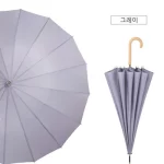 YOUPAN 원터치 16 살대 장우산 대형 우산 - 이미지 2