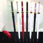 Anime Zoro Katana 우산 검 긴 비 파라솔 Roronoa Zoro Cosplay Prop 실제 크기 일본 Katana 세이버 우산 파라솔 - 이미지 3