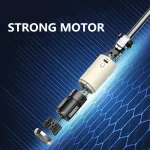 팬 USB 충전 기능이 있는 접이식 우산 쿨 초경량 파라솔 블랙 코팅 선물 상자가 있는 햇빛 방지 우산 - 이미지 3