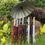 Anime Zoro Katana 우산 검 긴 비 파라솔 Roronoa Zoro Cosplay Prop 실제 크기 일본 Katana 세이버 우산 파라솔 - 이미지 2