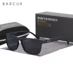 BARCUR 디자인 TR90 선글라스 남성 편광 경량 스포츠 태양 안경 여성 안경 액세서리 Oculos UVAB 보호 - 이미지 6