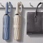 방풍 우산 강화 자동 접이식 대형 자외선 차단 방풍 여행용 파라솔 - 이미지 6