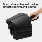 자동 개폐식 파라솔, 검정 고무 차양, 자외선 차단, 접이식 후크, 고급 스타일 파라솔 - 이미지 2