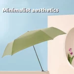 초경량 UPF50+ 우산 탄소 섬유 태양 자외선 차단 휴대용 우산 비닐 접이식 비 파라솔 포켓 연필 우산 - 이미지 3