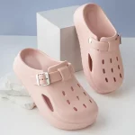 여성 여름 신발 동굴 신발 슬리퍼 EVA 여성 신발 야외 슬리퍼 부드러운 단독 정원 신발 비치 신발 여성 신발