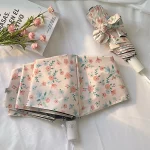 신선한 꽃과 비 이중 목적 파라솔 접이식 자동 우산 여성용 자외선 차단 태양 우산 - 이미지 2