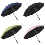 선풍기우산 대형 팬 우산 100% UV 차단 파라솔 방풍 및 방수 긴 손잡이 양산 UV 보호 비치 골프 우산 - 이미지 5