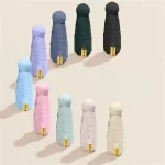 휴대용 미니 태양 우산, 자외선 차단 캡슐 파라솔, 상자 포함, UV 접이식 포켓 우산, 6 리브 - 이미지 4