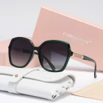 2025 ForQUEEN 트렌디한 여성용 선글라스, 편광 Anti-UV400 나비, 레이디 휴가용 대형 프레임 안경 - 이미지 5