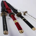 Anime Zoro Katana 우산 검 긴 비 파라솔 Roronoa Zoro Cosplay Prop 실제 크기 일본 Katana 세이버 우산 파라솔 - 이미지 4