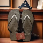 2025년 여름 신상 여성 하바이아나 샌들, 패션 아웃도어 슬리퍼, 미끄럼 방지 비치 슬리퍼, 편안한 캐주얼 여성화 - 이미지 6