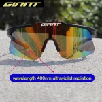 자이언트 사이클링 선글라스 남녀 MTB 로드 자전거 사이클링 선글라스 야외 렌즈 (케이스 포함) - 이미지 2