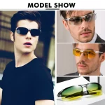 럭셔리 브랜드 2023 남성용 알루미늄 선글라스 Polarzed Sun Glasses Man Day Night Driving Anti-Glare Wome Oculos De Sol Masculino - 이미지 2