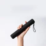 초경량 탄소 섬유 우산 차양 휴대용 소형 소형 접이식 비 태양 파라솔 튼튼한 알루미늄 폴 폴리 에스터 천 - 이미지 3