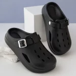 여성 여름 신발 동굴 신발 슬리퍼 EVA 여성 신발 야외 슬리퍼 부드러운 단독 정원 신발 비치 신발 여성 신발 - 이미지 5