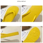 여성 플립 플롭 바닥 플랫 신발 실내 여름 홈 슬리퍼 숙녀 슬리퍼 멀티 컬러 편안한 Zapatillas de hombre - 이미지 5