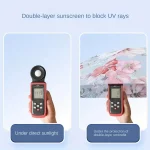 더블 레이어 접는 우산 꽃 인쇄 UPF50 + 태양 비 우산 UV 보호 비닐 코팅 파라솔 태양 그늘 우산 - 이미지 5