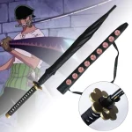 Anime Zoro Katana 우산 검 긴 비 파라솔 Roronoa Zoro Cosplay Prop 실제 크기 일본 Katana 세이버 우산 파라솔