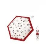 헬로 키티 카와이 귀여운 페르시 체인 수동 접이식 태양 비 우산 자외선 차단 차양 파라솔 Sanrio 소녀를위한 최고의 선물 - 이미지 5