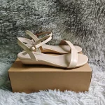 여성 웨지 샌들 여름 로우 힐 오픈 발가락 컴포트 스트랩 드레스 발목 스트랩 하이힐 캐주얼 워킹 파티 결혼식 신발 - 이미지 2