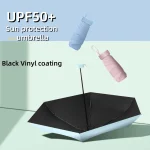 Xiaomi UPF50+ Mini Umbrella Sun Protection Pocket Umbrella Capsule Rainproof Outdoor Traveling Portable Parasol Rain Umbrella - 이미지 2