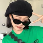 새로운 도착 고양이 눈 선글라스 여성 타원형 안경 빈티지 브랜드 타원형 사각형 태양 안경 여성 음영 여성 안경 - 이미지 6