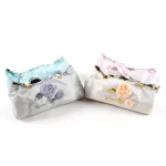 더블 레이어 접는 꽃 레이스 우산 비 여성 세 접는 우산 여성 비 도구 독특한 파라솔 우산 - 이미지 4