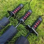 휴대용 3 배 안티 UV 태양 우산 일본 Katana 검 표백제 Kurosaki Ichigo Roronoa Zoro 파라솔 방수 방풍 - 이미지 6