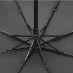 자동 비 & 태양 우산 블랙 코팅 파라솔 안티 uv 3 접는 바람 방지 자동 럭셔리 빅 방풍 여성 남성 8 갈비뼈 - 이미지 5