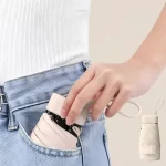 미니 UV 우산 - 경량 접이식 파라솔 써니 우산, 강화 프레임 휴대용 어린이/여성용 양산 우산 - 이미지 3