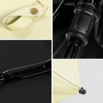 초경량 UPF50+ 우산 탄소 섬유 태양 자외선 차단 휴대용 우산 비닐 접이식 비 파라솔 포켓 연필 우산 - 이미지 6