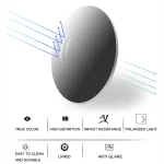 아우디 하이 엔드 럭셔리 남성 운전 편광 선글라스, 브랜드 럭셔리 디자인 눈부심 방지, 남성 및 여성 드라이버 고글 신사 - 이미지 2