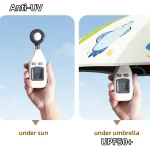 반사 스트립이 있는 안전 어린이 우산 재미있는 바퀴가 있는 귀여운 둥근 모서리 우산 UPF50+ Anti-UV Sun Rain Parasol - 이미지 6