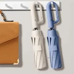 링 버클 디자인 남성용 완전 자동 우산 태양 보호 접이식 105/125CM 초대형 강력한 여성용 양산 파라솔 - 이미지 5