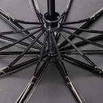 남성용 우산 및 여성용 파라솔 - 방풍 비즈니스 우산/자외선 차단 Sun Rain 이중 용도(강화 리브 24개 포함) - 이미지 4