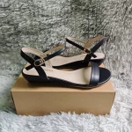 여성 웨지 샌들 여름 로우 힐 오픈 발가락 컴포트 스트랩 드레스 발목 스트랩 하이힐 캐주얼 워킹 파티 결혼식 신발 - 이미지 4