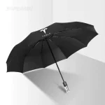 테슬라 모델 3 모델 Y 모델 S 모델 X 로드스터 자동차 자동 접이식 방풍 UV 자외선 차단 햇빛 가리개 우산 액세서리 - 이미지 2