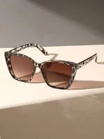 1/2PCS 패션 Y2K 고양이 눈 플라스틱 프레임 여성 선글라스 남성용 일상 생활 음영 안경 액세서리. - 이미지 4