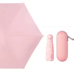 유판 초소형 초경량 휴대용 3단 접이식 우산, 방풍 & 자외선 차단, 여행 필수 - 이미지 3