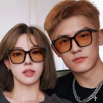 새로운 패션 선글라스 남자 여자 럭셔리 Photochromic 태양 안경 세련된 카멜레온 눈부심 방지 운전 그늘 UV400