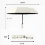 자동 우산 UV 차단 파라솔 링, 남성용 비즈니스 강력하고 내구성이 뛰어난 방풍 등산 초경량 우산 - 이미지 6