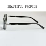 빈티지 Steampunk 선글래스 남자 럭셔리 레트로 스퀘어 선글라스 여성 패션 안경 Gafas De Sol Hombre Lunette Soleil Femme - 이미지 6