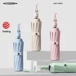 학생, 남성, 여성용 리바운드 우산을 방지하는 12개의 뼈 완전 자동 조인트, 비닐 파라솔, 대형 접이식 자외선 차단제