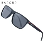 BARCUR 디자인 TR90 선글라스 남성 편광 경량 스포츠 태양 안경 여성 안경 액세서리 Oculos UVAB 보호 - 이미지 5