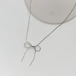 유기견 후원 리본 발레코어 목걸이 no.141 - 이미지 3